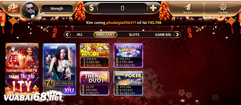 Ưu điểm hiện tại kho game của cổng game bài đang sở hữu