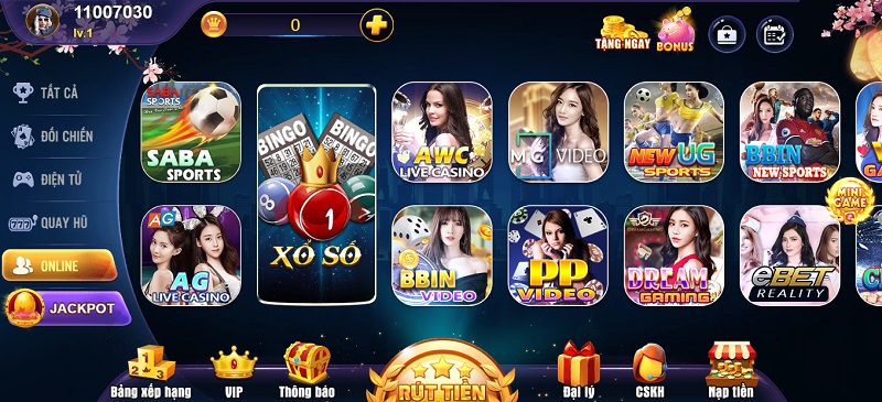 Hòa mình vào sòng casino đẳng cấp trong hạng mục game online