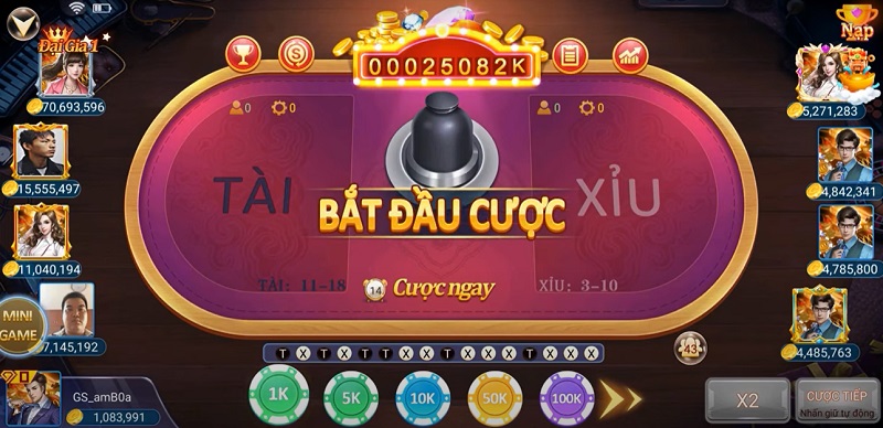 Đầu tư tiền đặt cược vào tựa game Tài Xỉu cực hot của Rik678 Club