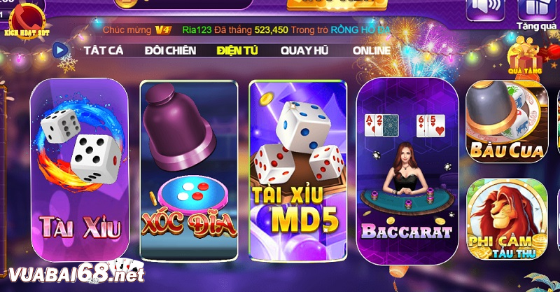 Các thể loại trò chơi cá cược đổi thưởng tại 68 Game Bài