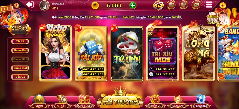 Chơi mini game siêu hay, siêu hot nhận tiền thưởng khủng