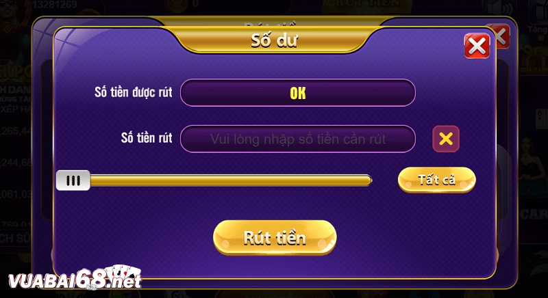 Rút tiền tại cổng game bài có mấy phương thức?